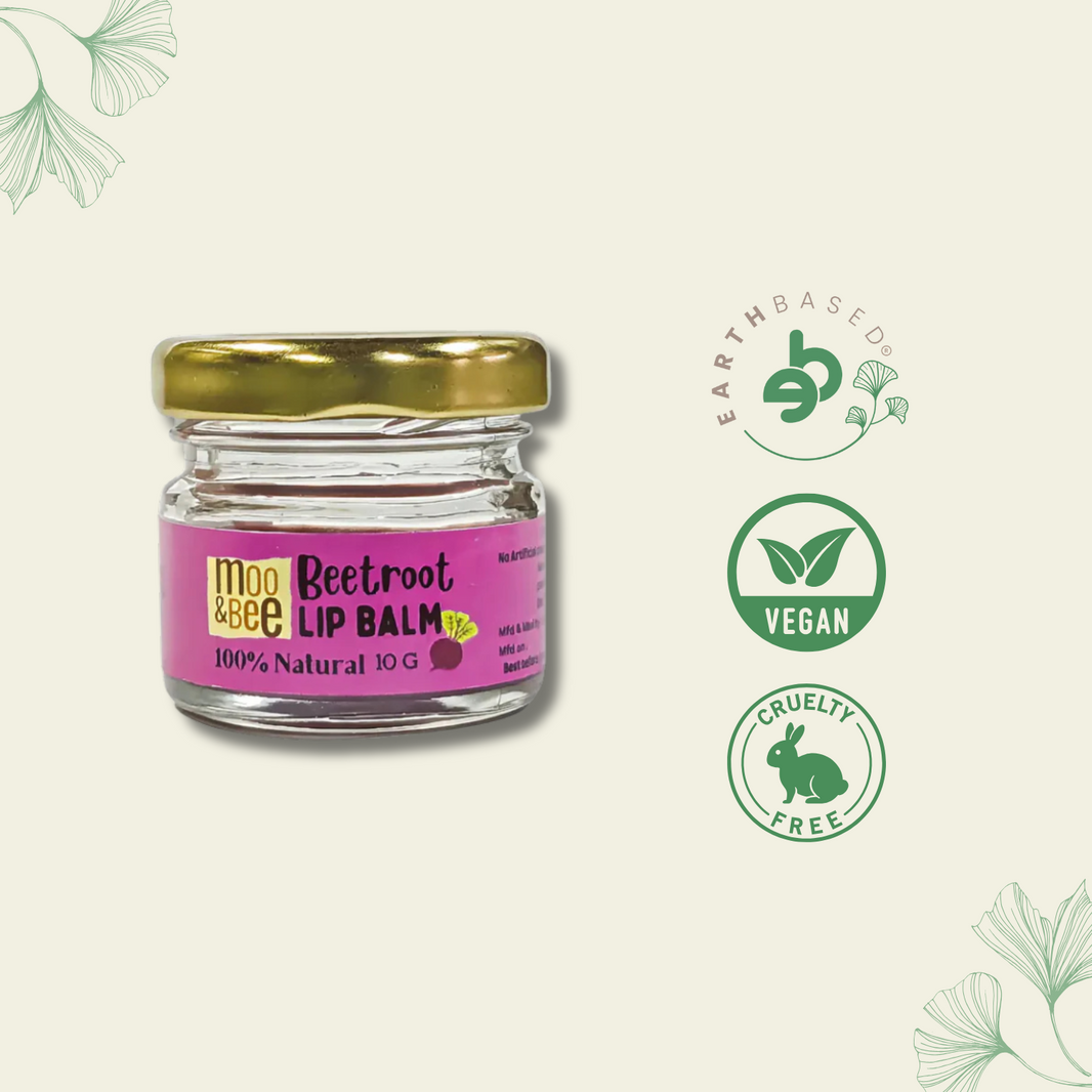 BEETROOT REPAIR LIP BALM - Infused with Beetroot to Soothe and Restore Moisture to Dry, Cracked Lips for a Smooth, Healthy Feel