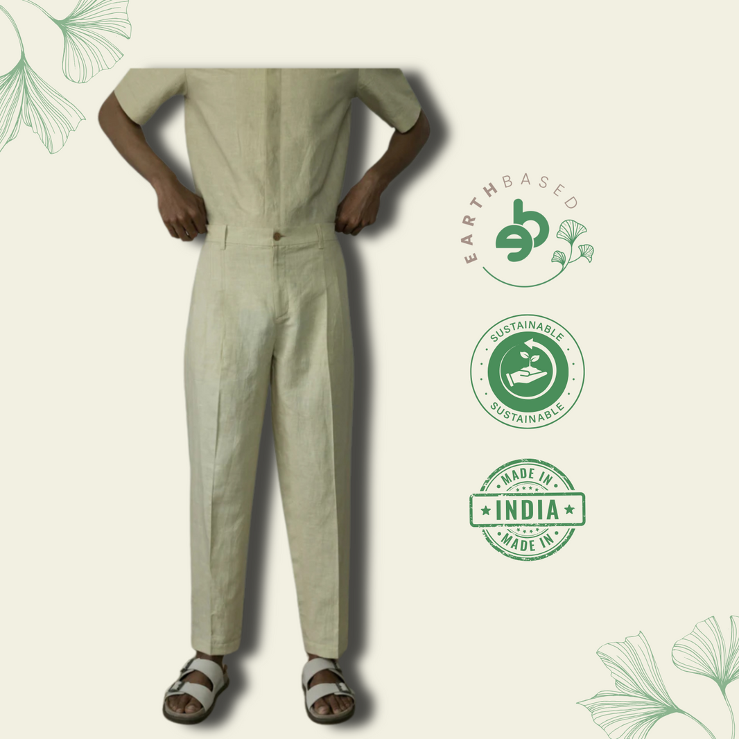 BARREL-LEG PANTS