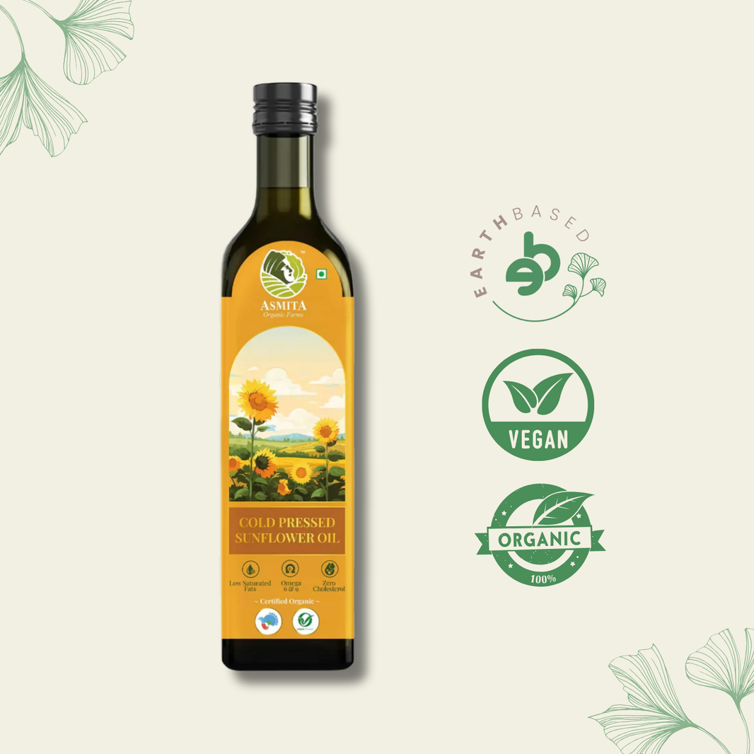 Organic Cold Pressed Sunflower Oil