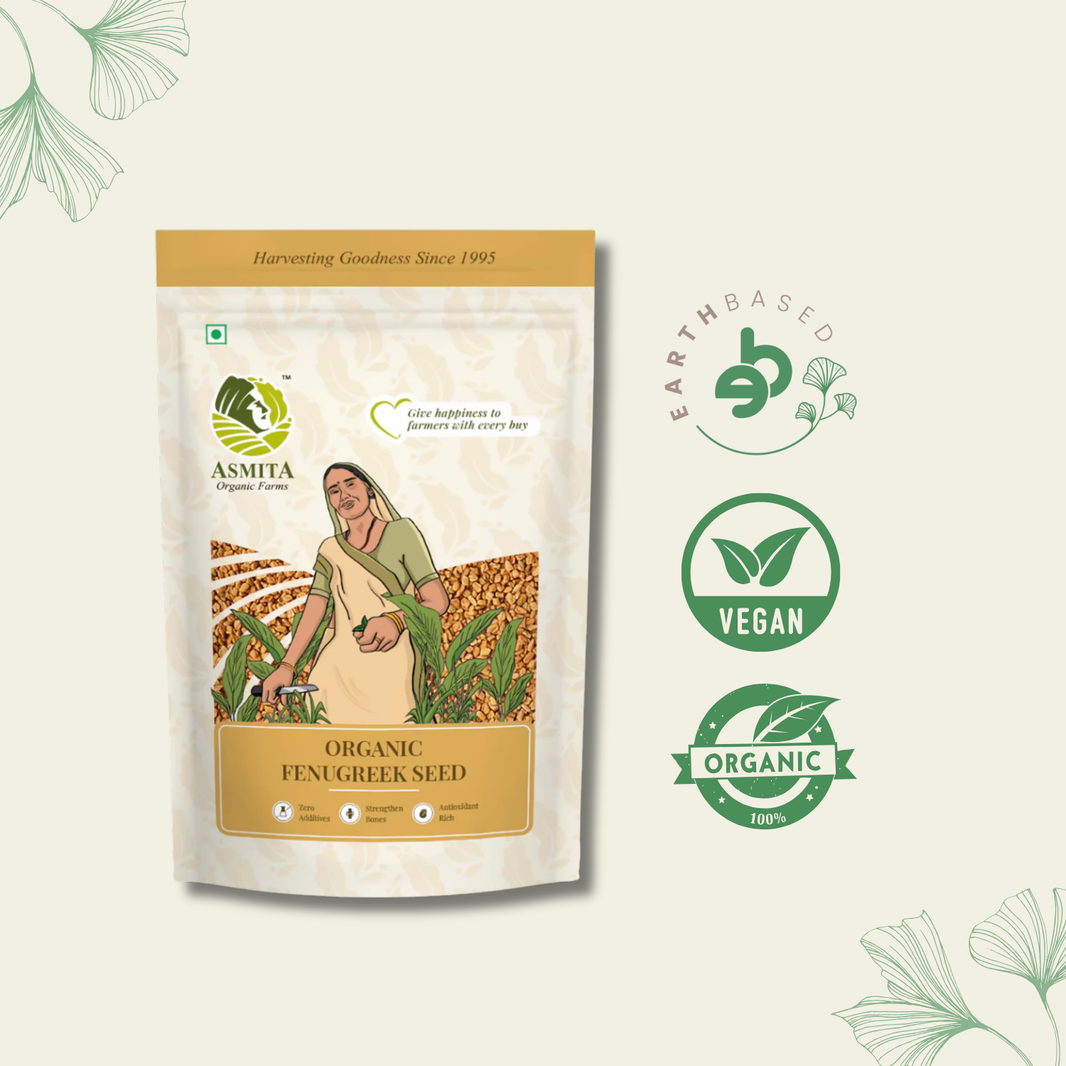 Organic Fenugreek Seed | Methi - 100 gm | Pack of 6