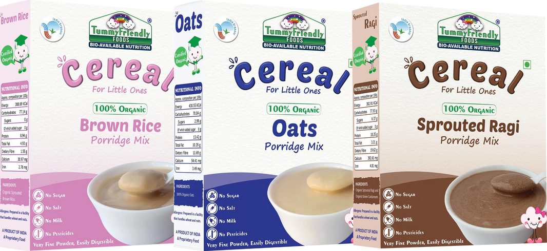 Organic _Stage1 _Sprouted_ Porridge _Mixes _Combo_ Pack