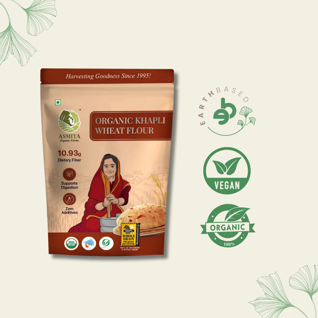 Organic Khapli Wheat Flour - 1 kg