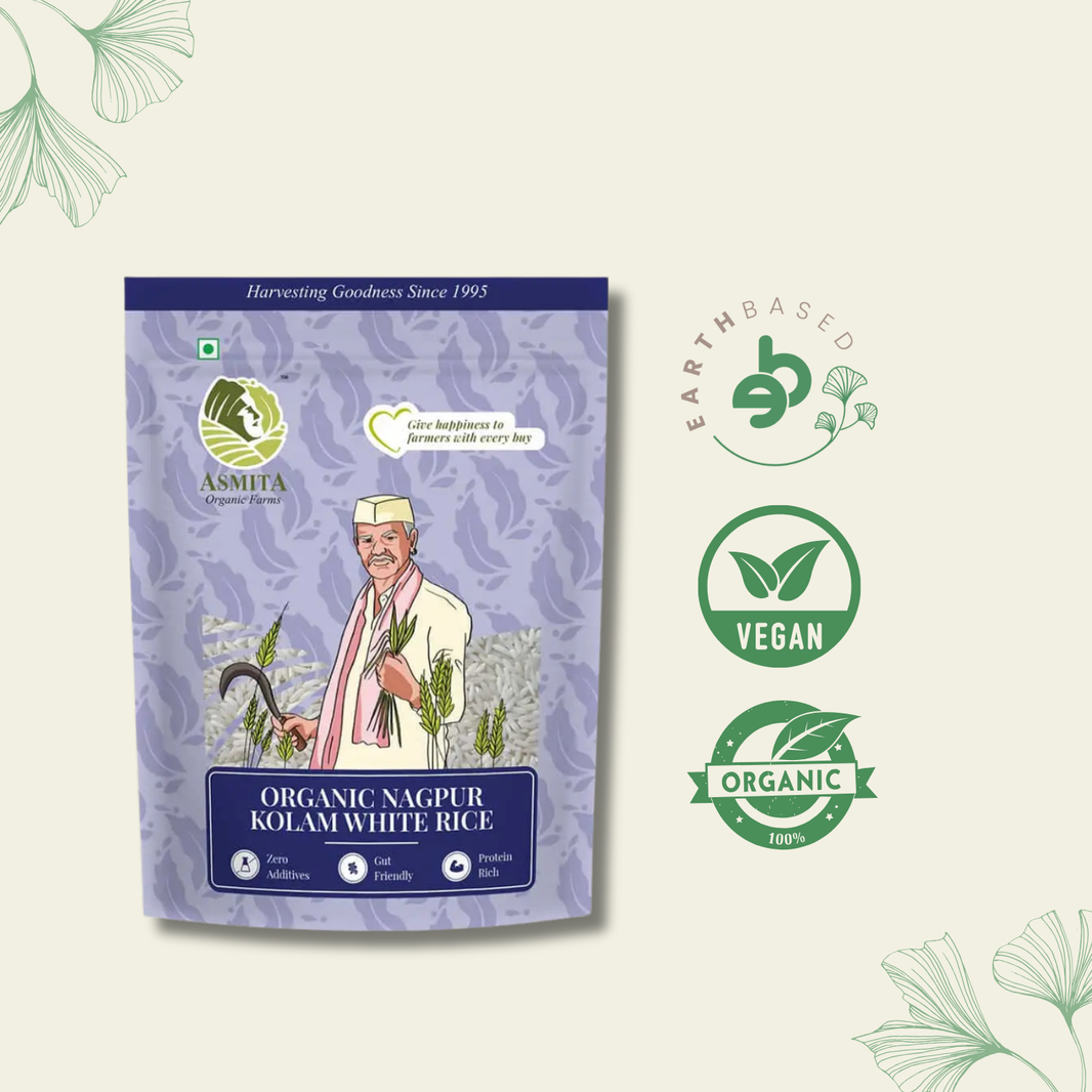 Organic Kolam White Rice - 1 kg