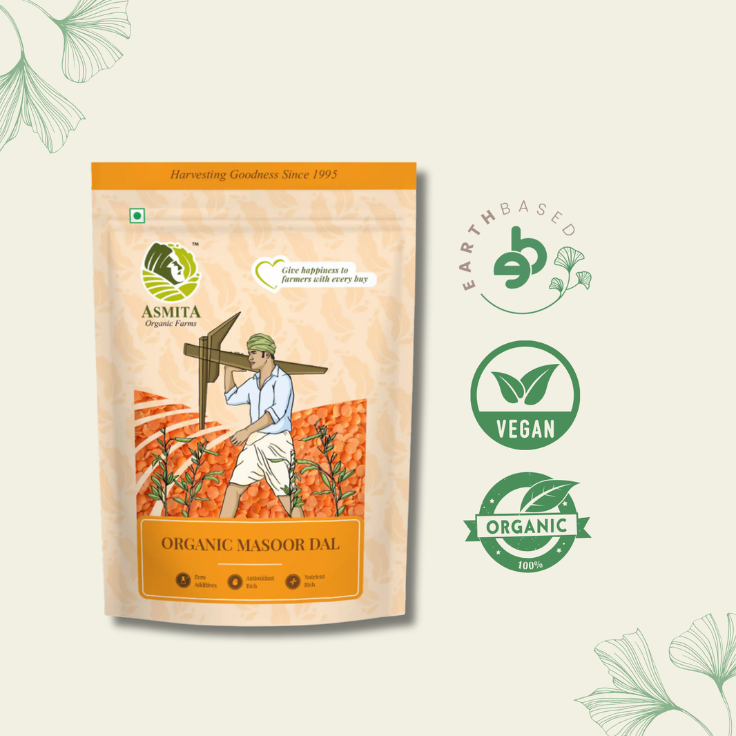 Organic Masoor Dal - 500 gm