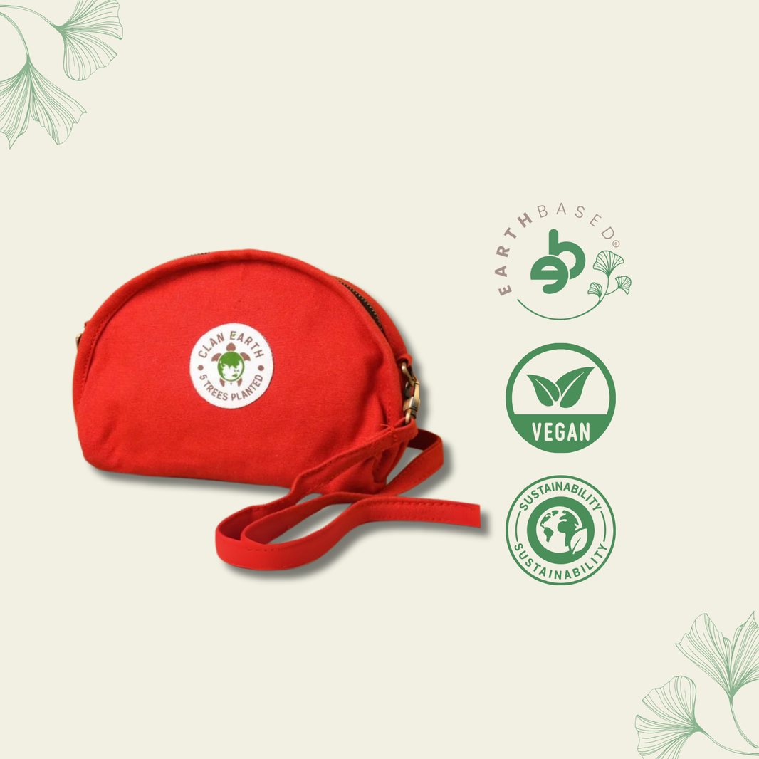 Clan Earth Pika Purse - Cherry Red