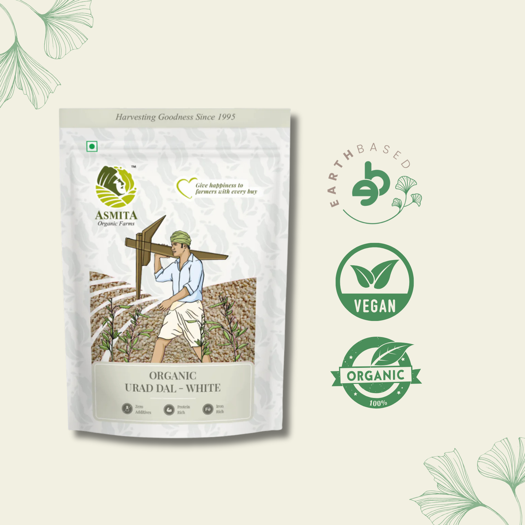 Organic Urad Dal - White - 500g
