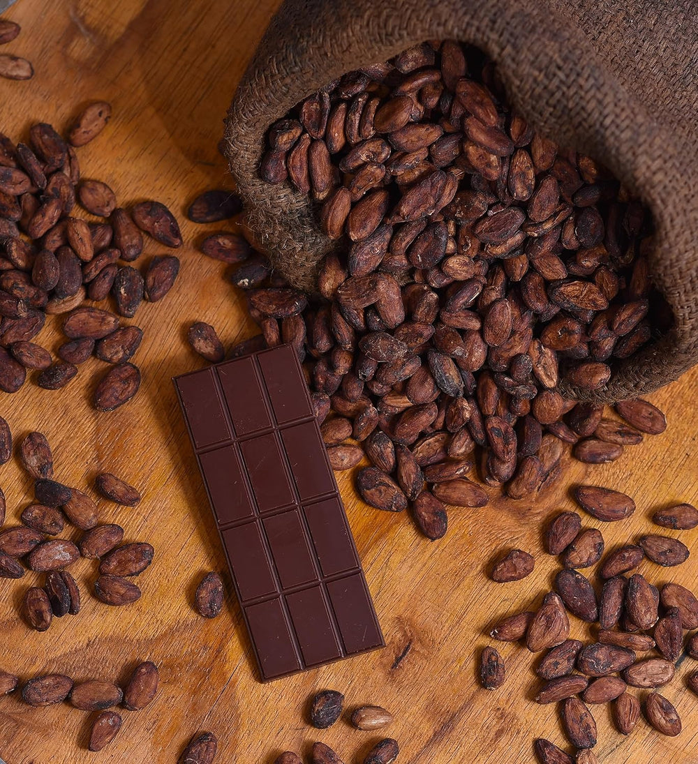 Anuttama Roasted Almond Chocolate | 62% Cocoa , Best Vegan Chocolate, Sugar Free, No Artificial Flavours, Lectin Free, Natural Chocolate Bar (2X50Gm Pack Of-2) | earthbased.in | 03