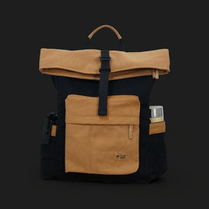 Armadillo Backpack - Black & Brown | Clan Earth  | earthbased.in | 01
