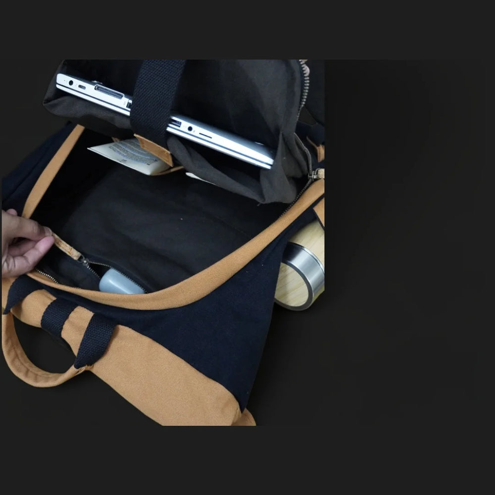 Armadillo Backpack - Red & Brown | Clan Earth  | earthbased.in | 04