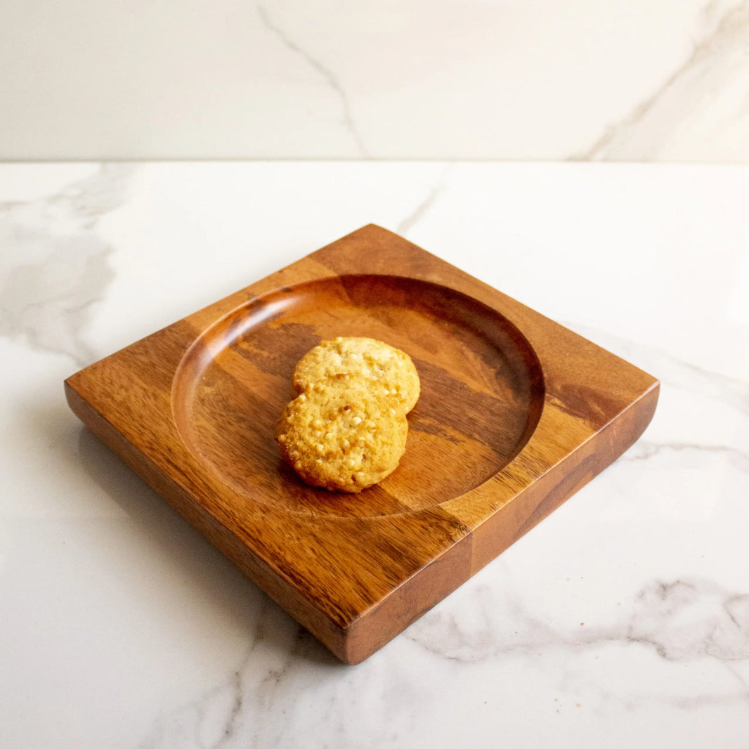 Squircle Mango Wood Plate