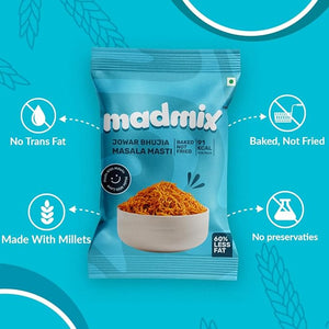 Best Jowar Bhujia Masala Masti | Pack of 10 | earthbased.in | 03