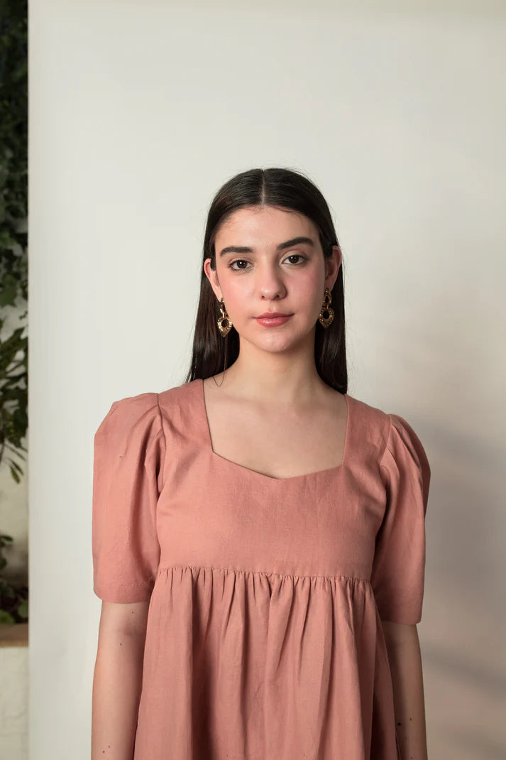 Best Vegan Clothing | Tiered Mini Dress | Anushe Pirani | earthbased.in | 05