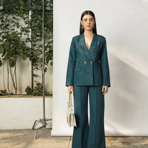 Best Vegan Clothing | Double Breasted Blazer | Anushe Pirani | earthbased.in | 02