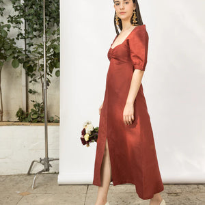 Best Vegan Clothing | Front Slit Midi | Anushe Pirani | earthbased.in | 04