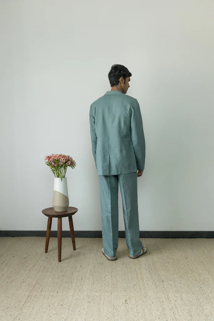 Best Vegan Clothing | SINGLE-BREASTED TAILORED BLAZER | Anushe Pirani | earthbased.in | 03