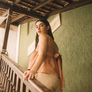 Best Vegan Clothing | The Back Bow Top |  Anushe Pirani | earthbased.in | 02