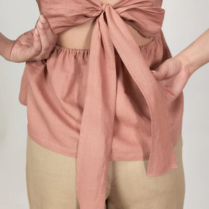 Best Vegan Clothing | The Back Bow Top |  Anushe Pirani | earthbased.in | 03