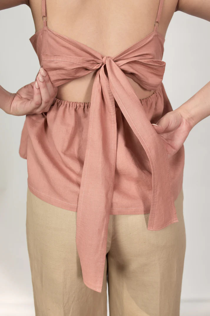 Best Vegan Clothing | The Back Bow Top |  Anushe Pirani | earthbased.in | 03