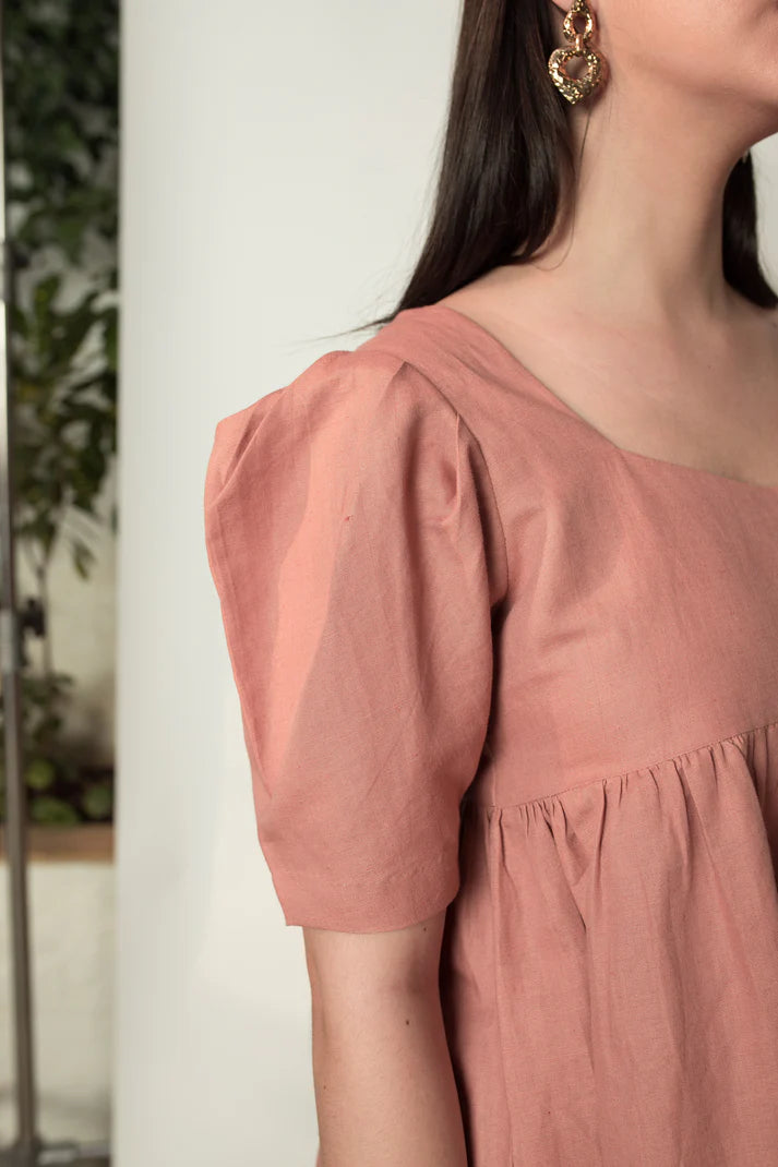 Best Vegan Clothing | Tiered Mini Dress | Anushe Pirani | earthbased.in | 03