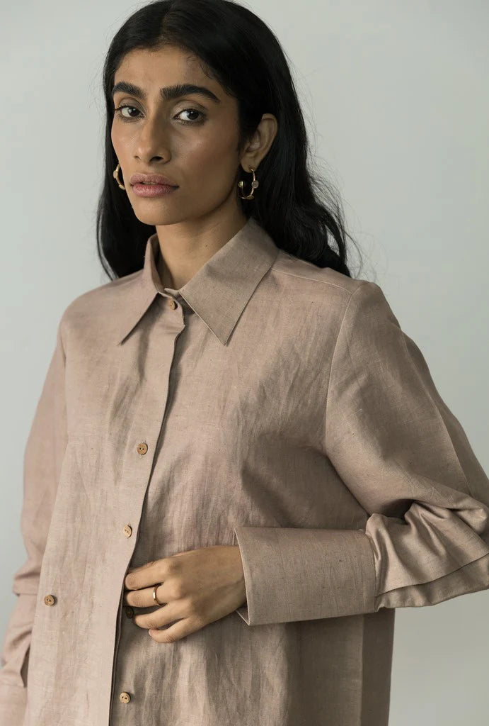 CINCHED WAIST SHIRT | Anushe Pirani | Best Sustainable Clothing for Women | 05