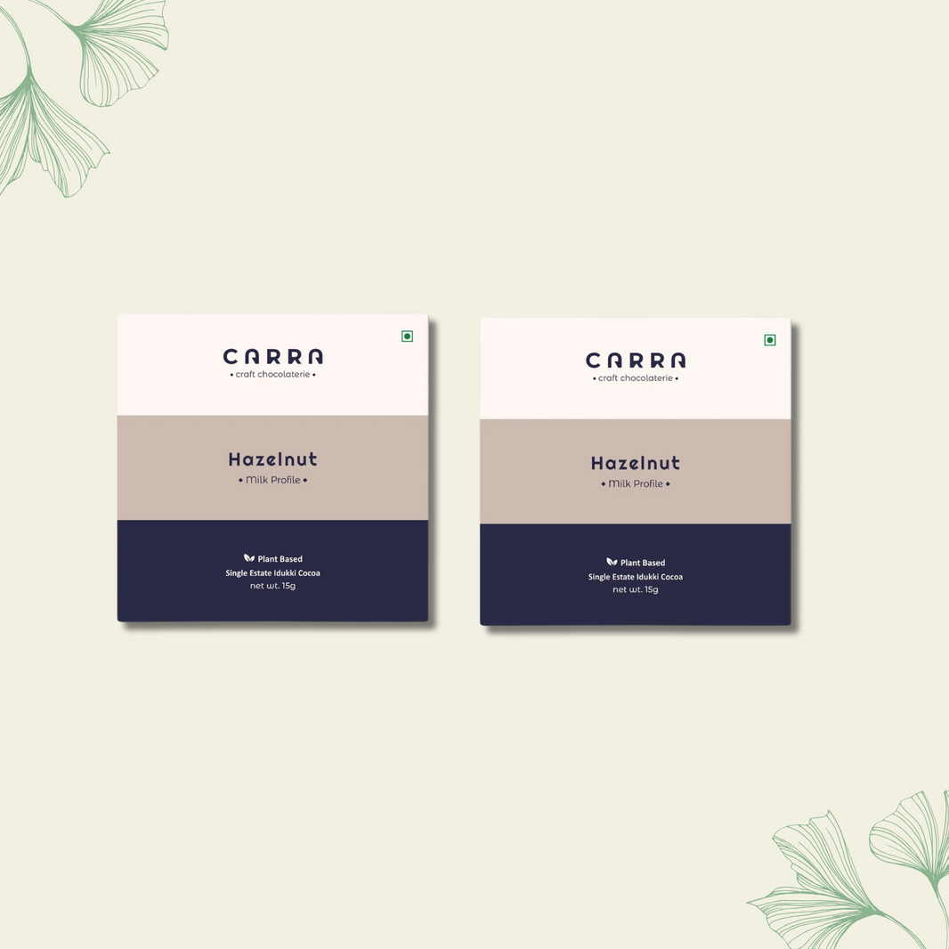 CARRA Hazelnut in Plant Based Milk Chocolate 15G