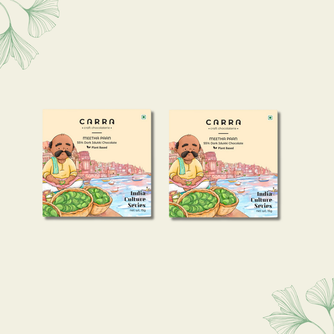 CARRA Meetha Paan in 55% Dark Chocolate 15G