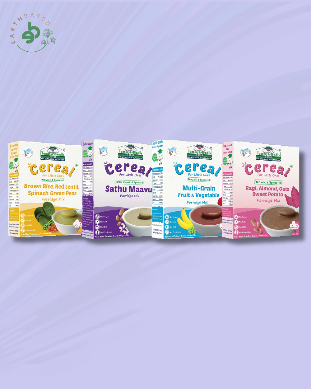 Certified _Stage3_ Sprouted _Porridge _Mixes _Combo - 4 Packs