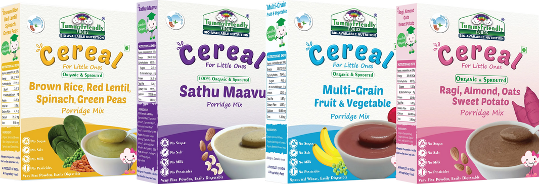 Certified _Stage3_ Sprouted _Porridge _Mixes _Combo - 4 Packs