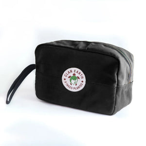Clan Earth Oryx Dopp Kit - Charcoal Black - earthbased.in - 01