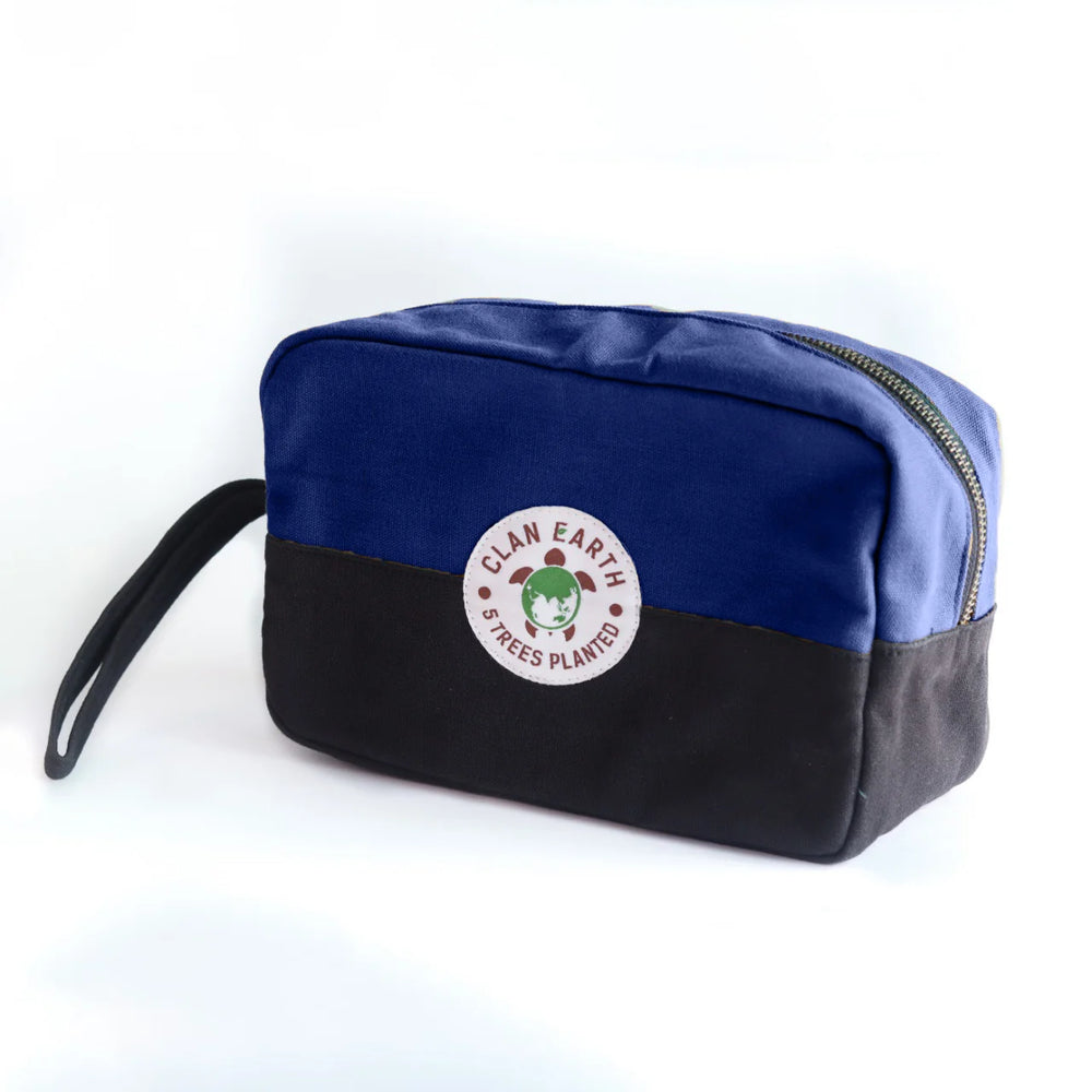 Clan Earth Oryx Dopp Kit - Navy Blue - earthbased.in - 01