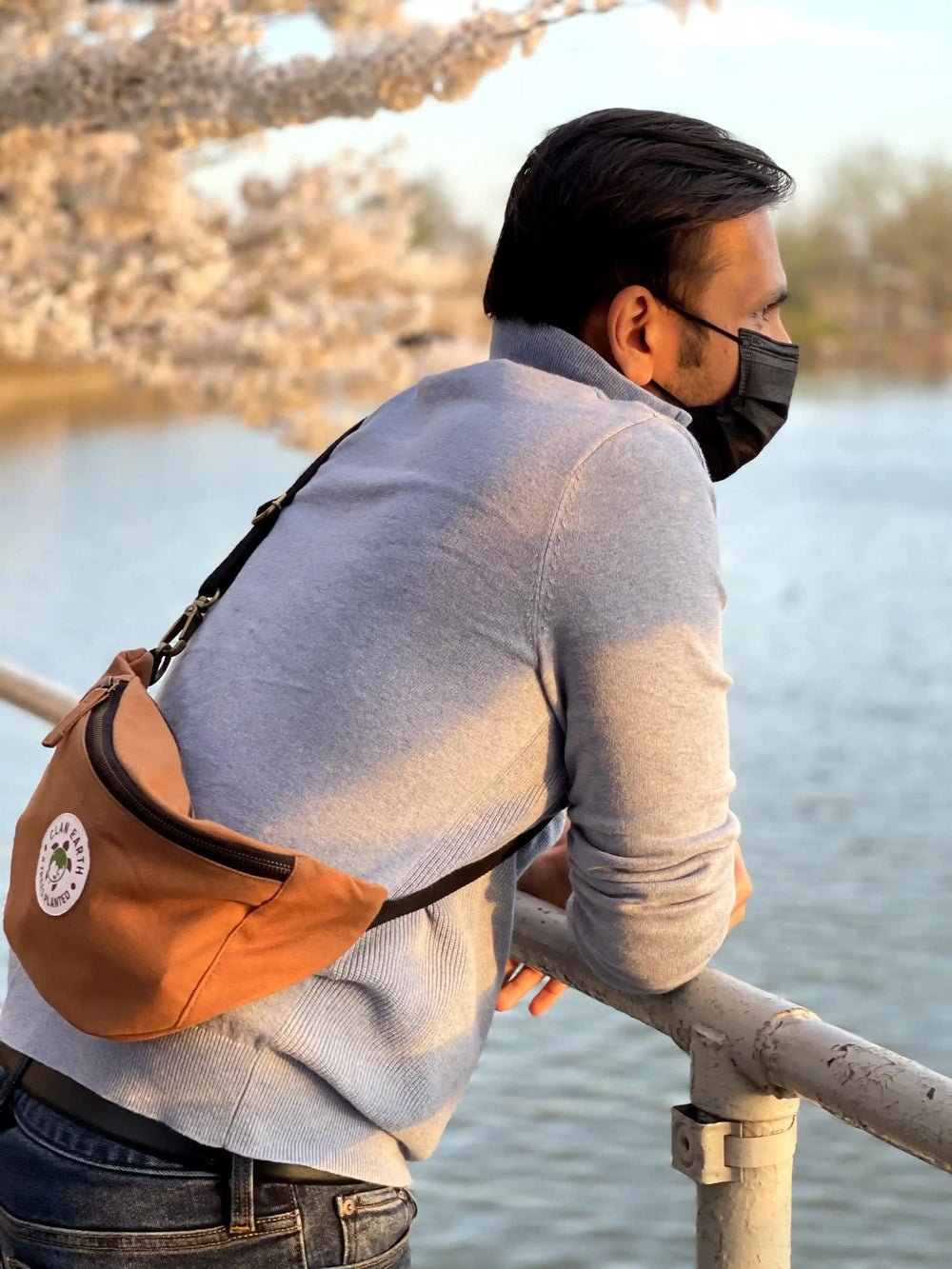 Clan Earth Swift Fox Sling - Navy Blue- earthbased.in-02