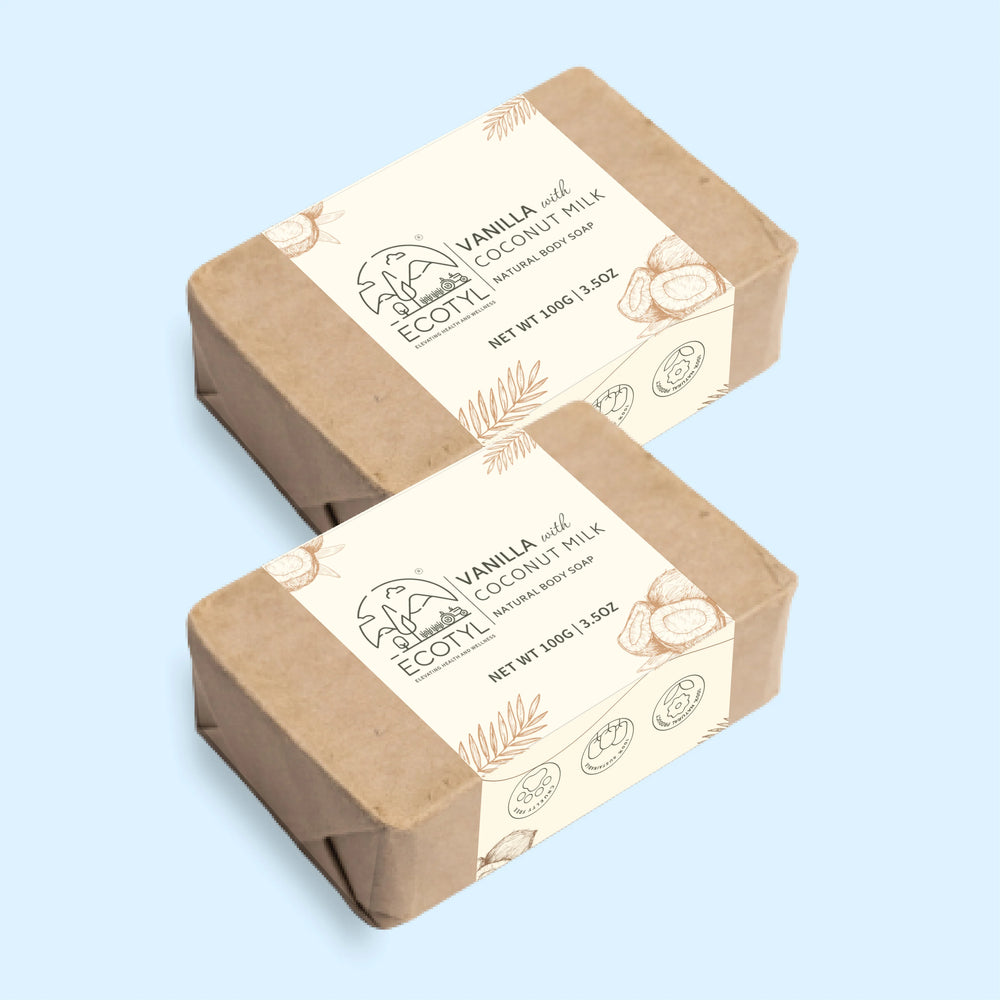 Coconut Milk & Vanilla Soap - Set of 2 | Ecotyl-earthbased