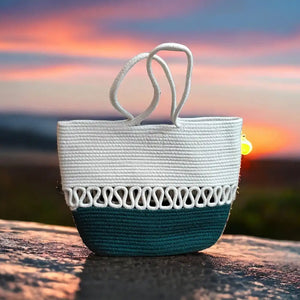 Cream _& _Green _Designer_ bag_001