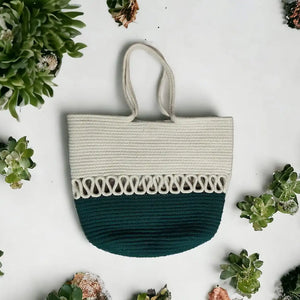 Cream _& _Green _Designer_ bag_002