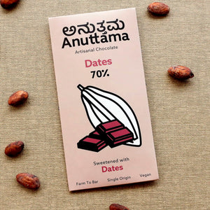 Dates |70% Cocoa | Packof 2 by Anuttama | earthbased.in