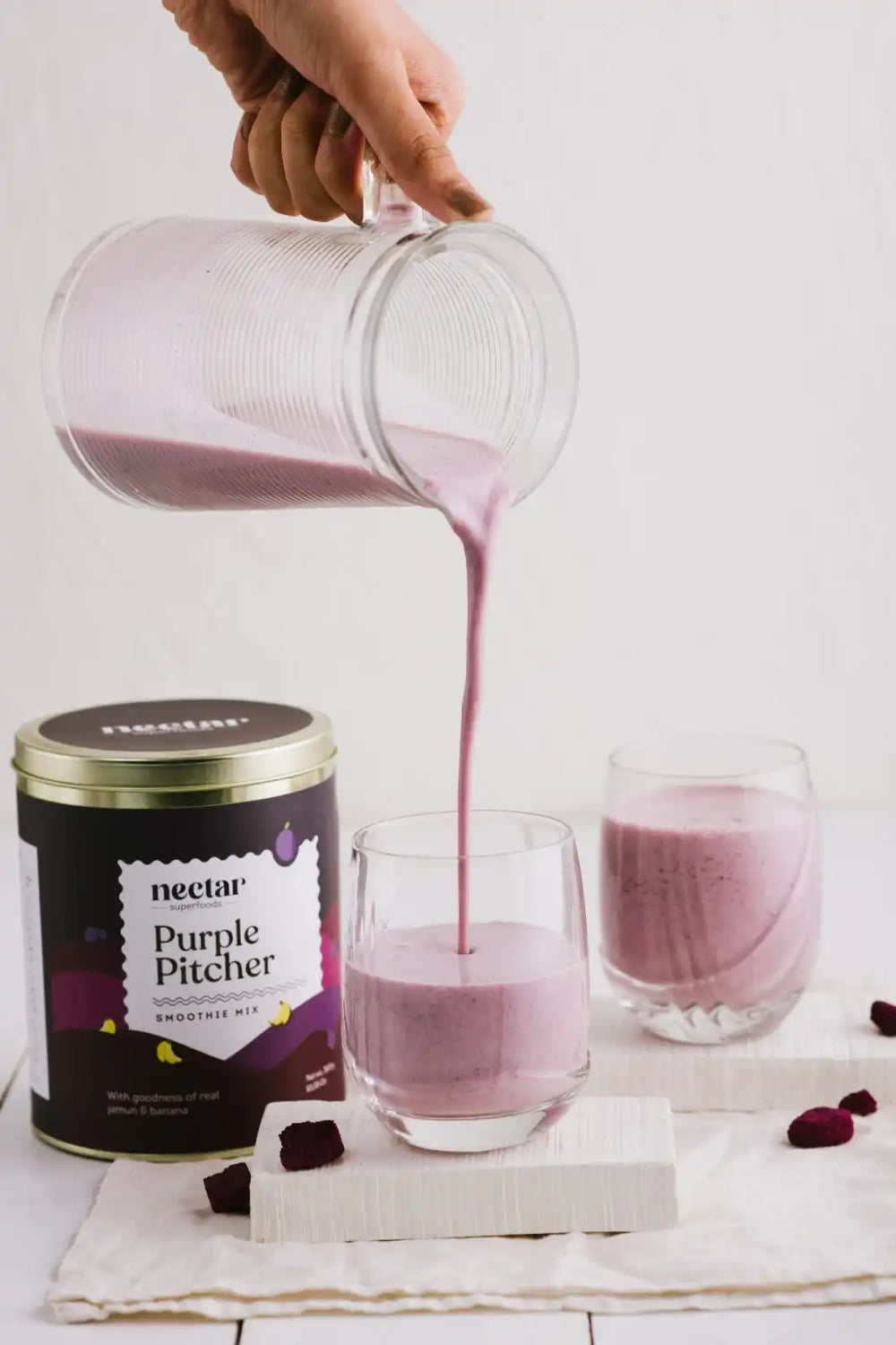 FREEZE DRIED PURPLE PITCHER SMOOTHIE MIX_earthbased_112