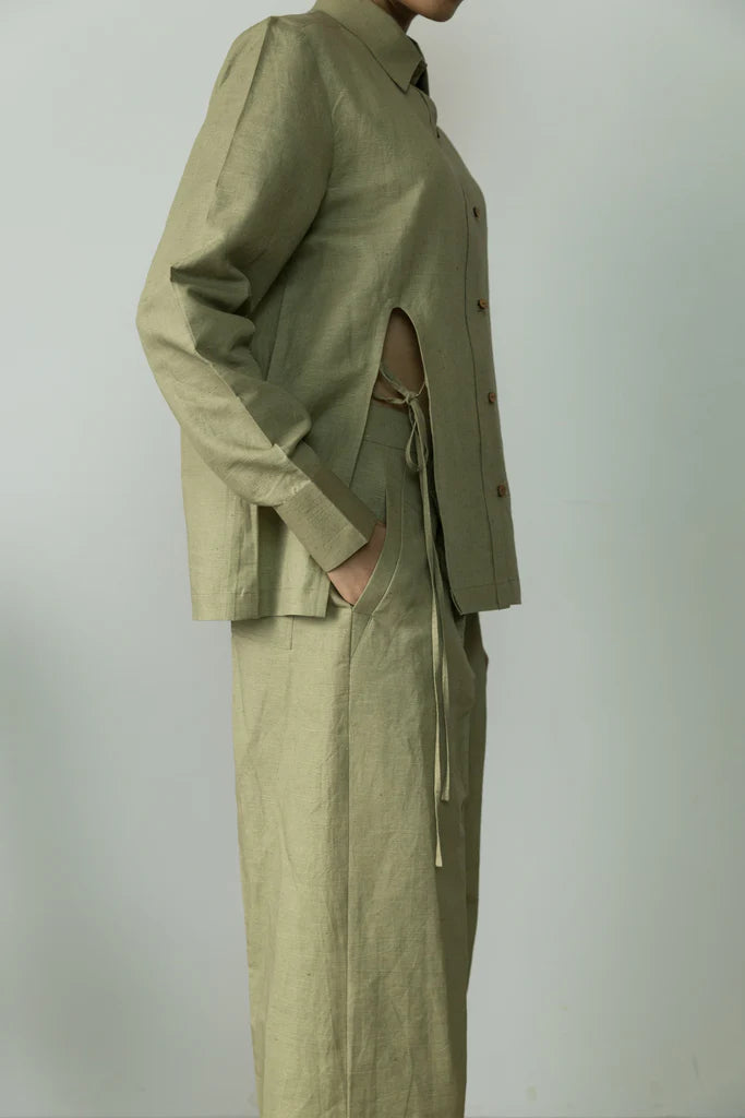 FRONT SLIT SHIRT | Anushe Pirani | Best Vegan Apparel for Women | 03