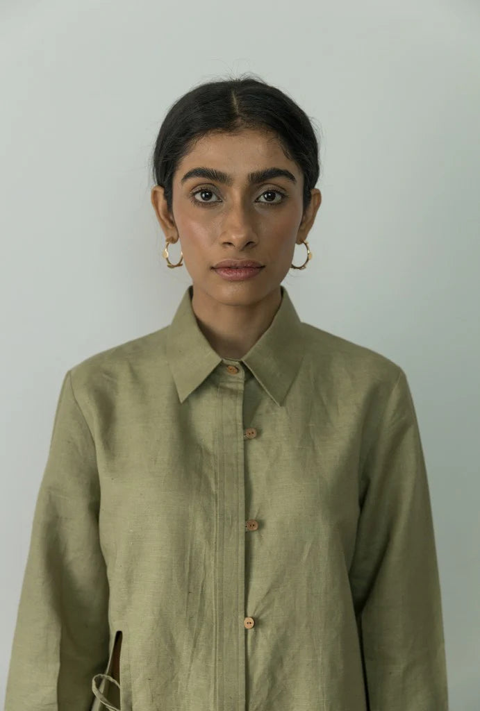 FRONT SLIT SHIRT | Anushe Pirani | Best Vegan Apparel for Women | 04