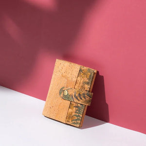 Finch Premium Printed Cork Strapped Wallet | Clan Earth | earthbased.in | 04