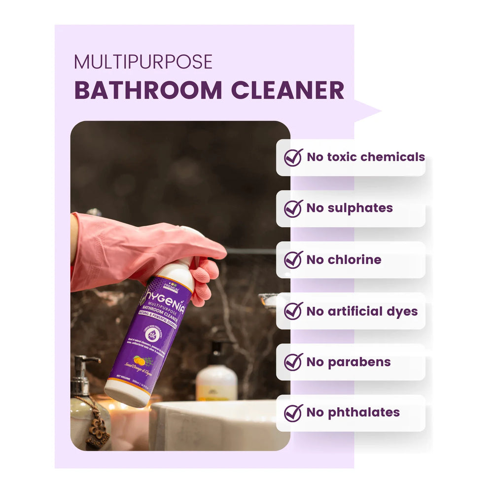 Hygenia Multipurpose Bathroom Cleaner - Sweet Orange & Thyme 500ml