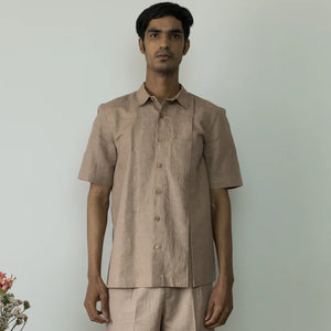 INVERTED-PLEAT SHIRT | Anushe Pirani | earthbased.in | Sustainable Clothing |02