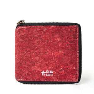 Kiwi Cork Wallet - Premium Red Cork | Clan Earth  | earthbased.in | 04