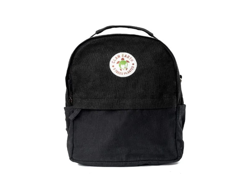 Koala Backpack - Charcoal Black | Clan Earth  | earthbased.in | 01