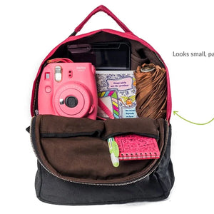 Koala Backpack - Cherry Red & Charcoal Black | Clan Earth | earthbased.in | 03