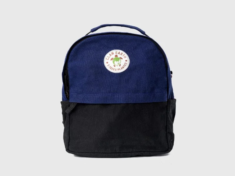 Koala Backpack - Navy Blue & Charcoal Black | Clan Earth  | earthbased.in | 01