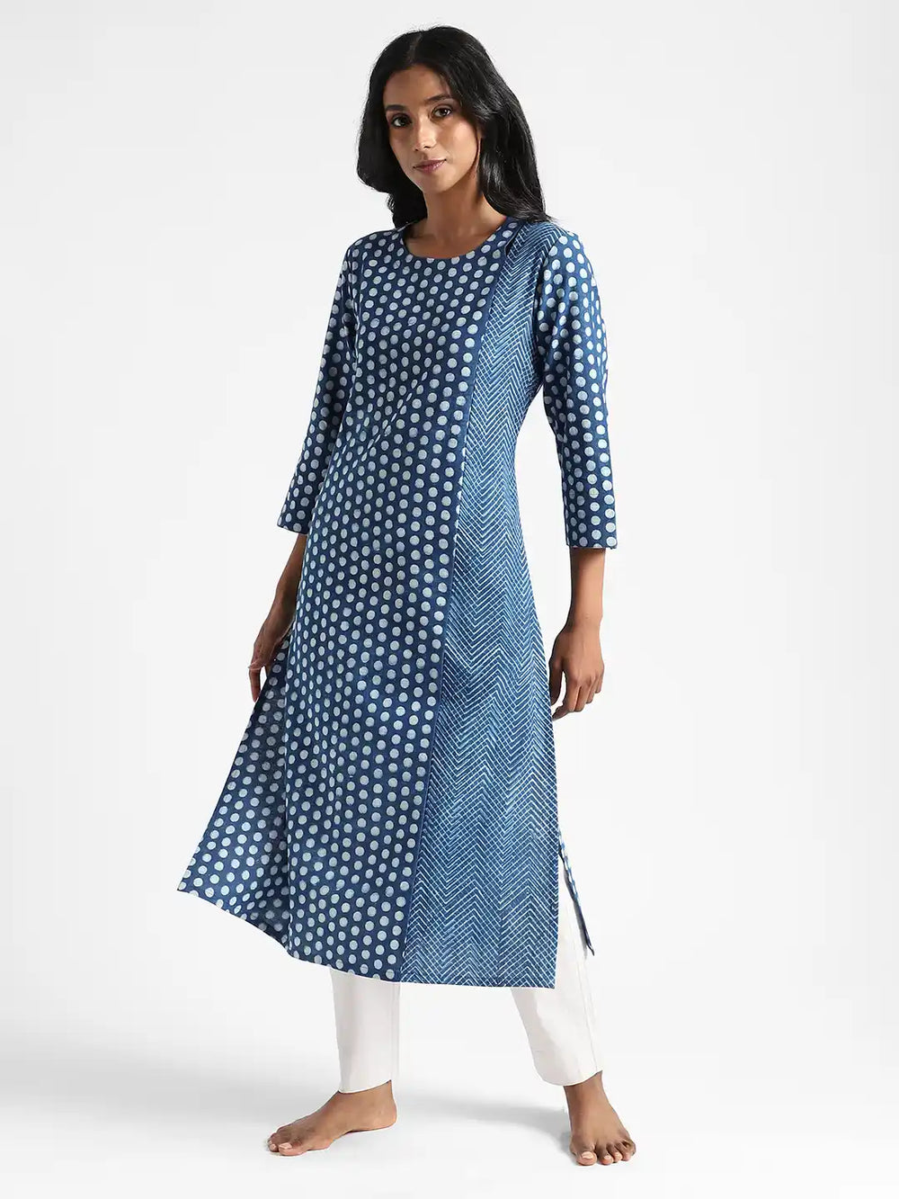 Organic Cotton & Natural Dyed Apparel-Earthbased.in_ Womens Ash Grey Color Slim Fit Pants_02