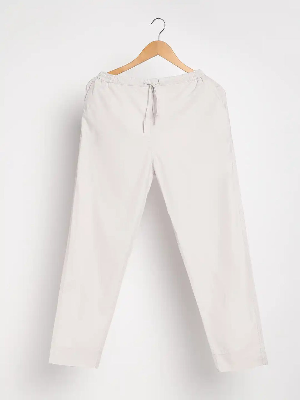 Organic Cotton & Natural Dyed Apparel-Earthbased.in_ Womens Ash Grey Color Slim Fit Pants_04