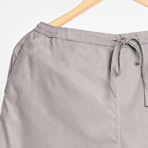 Organic Cotton & Natural Dyed Apparel-Earthbased.in_ Womens Iron Grey Color Slim Fit Pants_05