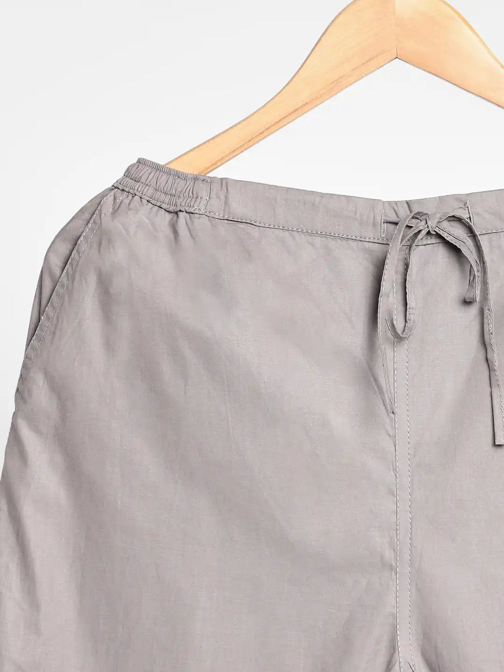 Organic Cotton & Natural Dyed Apparel-Earthbased.in_ Womens Iron Grey Color Slim Fit Pants_05