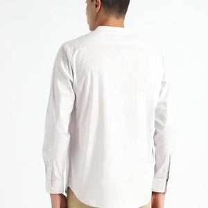 Organic Cotton & Naturally Dyed Apparel-Earthbased.in_Organic Cotton & Naturally Dyed Mens Round Neck Ash Grey Shirt_04